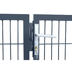 Avis Home Deluxe Portail de jardin ADITUS Anthracite 160