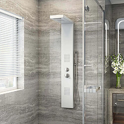 Home Deluxe Panneau de douche CASCATA blanc