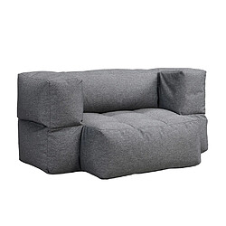 Home Deluxe Pouf d'extérieur HEAVEN - Anthracite 76 x 152 x 100 cm