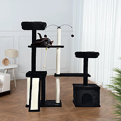Home Deluxe Arbre à chat JAX Noir