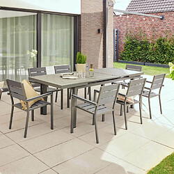 Avis Home deluxe salon de jardin aluminium - Anthracite