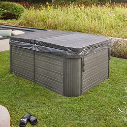 Home Deluxe Jacuzzi extérieur BEACH Avec escalier et couverture thermique pas cher
