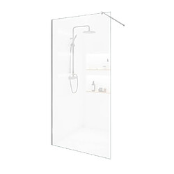Home Deluxe Paroi de douche BAKI aluminium 100 x 200 cm