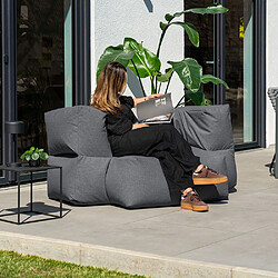 Home Deluxe Pouf d'extérieur HEAVEN - Anthracite 76 x 152 x 100 cm