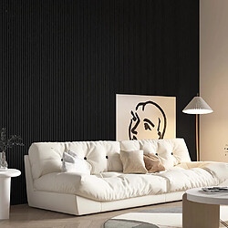 Home Deluxe Panneau acoustique Deep Black - 80 x 40 cm