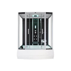 Home Deluxe Douche à vapeur DIAMOND Noir