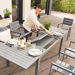 Avis Home deluxe Ensemble table et chaises de jardin - Anthracite