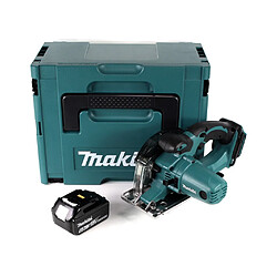 Makita DCS 552 G1J Scie circulaire portative métal 18 V 136 mm en Makpac + 1x batterie 6,0 Ah + lame de scie et lunettes de protection - sans chargeur