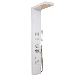 Home Deluxe Panneau de douche CASCATA blanc