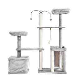 Home Deluxe Arbre à chat JAX Gris pas cher