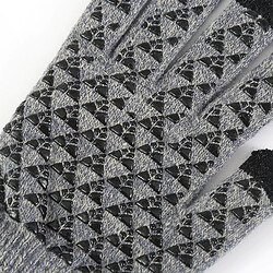 Acheter INF Gants chauds au toucher Gris/noir (taille unique)