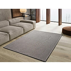 ATTICGO Tapis lavable uni ESPIGA gris 60x120 cm