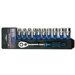 Boni-shop coffret douilles Torx 3/8 avec cliquet