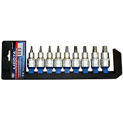 Boni-shop Jeu de douilles Torx - 9 pièces
