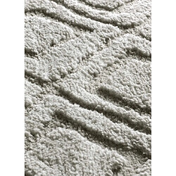 Acheter ATTICGO Tapis scandinave à relief JUNO gris 64x120 cm