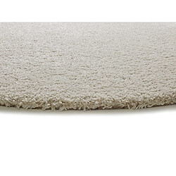 Avis ATTICGO Tapis rond shaggy NORGE blanc 130x130 cm