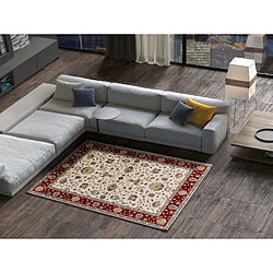 ATTICGO Tapis classique CLASSIC crème/rouge 115x160 cm
