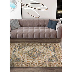 ATTICGO Tapis vintage DELTA beige/gris 133x190 cm