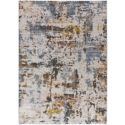 ATTICGO Tapis abstrait SPRINGS beige/rouille/bleu 115x170 cm