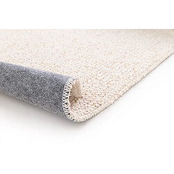 Avis ATTICGO Tapis lavable uni PETRA blanc/beige 120x170 cm