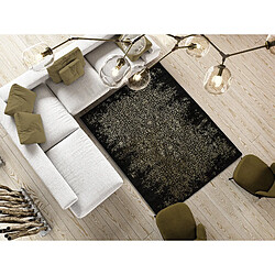 ATTICGO Tapis vintage GOLD noir/or 120x170 cm