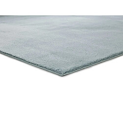Avis ATTICGO Tapis lavable uni LOFT bleu 160x230 cm