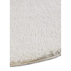 Avis ATTICGO Tapis lavable uni à bordure ondulée MELLOW blanc 160x230 cm