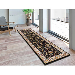 ATTICGO Tapis classique CLASSIC anthracite/beige 67x250 cm