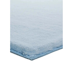 Avis ATTICGO Tapis lavable shaggy FOX bleu ciel 120x180 cm