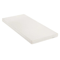 Homestyle4U Matelas 80x200 cm Blanc H2 Housse Lavable
