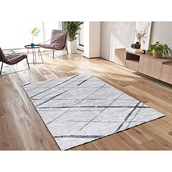 ATTICGO Tapis abstrait CLASS gris 80x150 cm