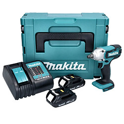 Makita DTW 190 SYJ clé à chocs sans fil 18 V 1/2'' 190 Nm + 2x batterie 1,3 Ah + chargeur + Makpac
