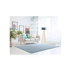 Acheter ATTICGO Tapis lavable uni LOFT bleu 160x230 cm