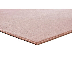 Avis ATTICGO Tapis lavable uni CORALINE rose 80x150 cm