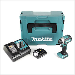 Makita DTD 153 Y1J-D Clé à choc sans fil 18 V en Makpac + 1x BL 1815 N 1,5 Ah batterie Li-Ion + 1x DC 18 RC chargeur de batterie