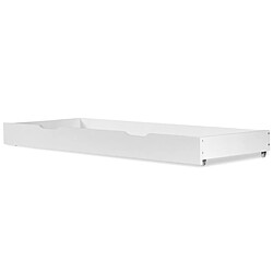 Homestyle4U Lit Superposé Triple 90x200 en Bois Blanc