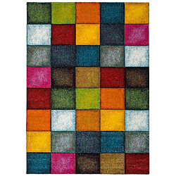 ATTICGO Tapis à carreaux MATRIX multicolore 60x120 cm