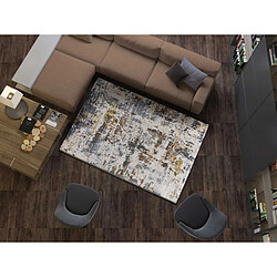 ATTICGO Tapis abstrait SPRINGS beige/rouille/bleu 115x170 cm
