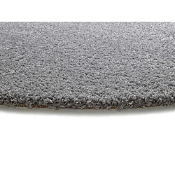 Avis ATTICGO Tapis rond shaggy NORGE argent 130x130 cm