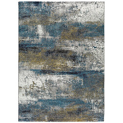 ATTICGO Tapis abstrait KALIA bleu/gris 160x230 cm