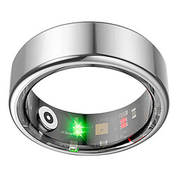 Avizar Bague Connectée Taille 10 Modèle Titan avec Étui de Charge Argent