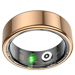 Avizar Bague Connectée Taille 10 Modèle Titan avec Étui de Charge Dorée