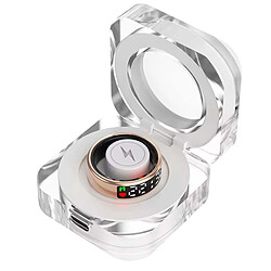 Acheter Avizar Bague Connectée Taille 8 Modèle Saturn avec Écran LED et Étui de Charge Dorée