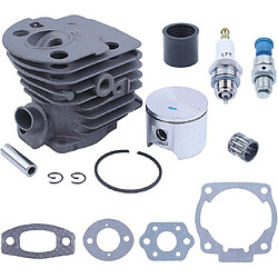 976 Kit de piston de cylindre avec admission pour Husqvarna 50 51 55 55 Ra Kit de piston de cylindre avec admission pour Husqvarna 50 51 55 55 Rancher Nikasil 46mm Pièce, Kit de piston de cylindre, 4pc joint, bougie d’allumage, soupape de décompression, collecteur d’admission, roulement à aiguilles