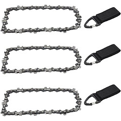 976 4 « GTA 26 chaînes de tronçonneuse 1/4 » 28 maillons de formation, 3 p