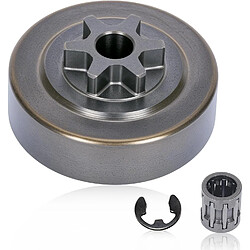 976 CS310 Tambour d’embrayage 3/8 Kit de pignon droit pour Echo CS-310 CS- CS310 Tambour d’embrayage 3/8 Kit de pignon droit pour Echo CS-310 CS-352 CS-353ES CS352 CS353 Shindaiwa 305S 340S Pièces de tronçonneuse avec roulement à aiguilles A556000543 99944400395 (Fit 3/8" Pas de chaîne de pas)