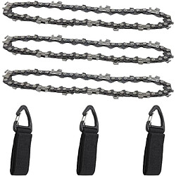 976 4 « GTA 26 chaînes de tronçonneuse 1/4 » 28 maillons de formation, 3 p