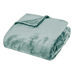 Atmosphera Plaid en Flanelle Cuddly 180x230cm Bleu Givré