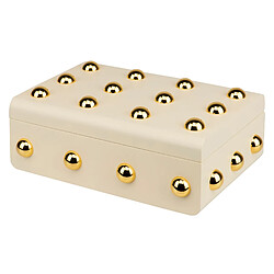 Alexandra House Living Boîte en MDF zingué avec montants 32 x 22 x 11,5 cm