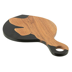 Paris Prix Planche à Découper en Bois Douglas 53cm Naturel & Noir
